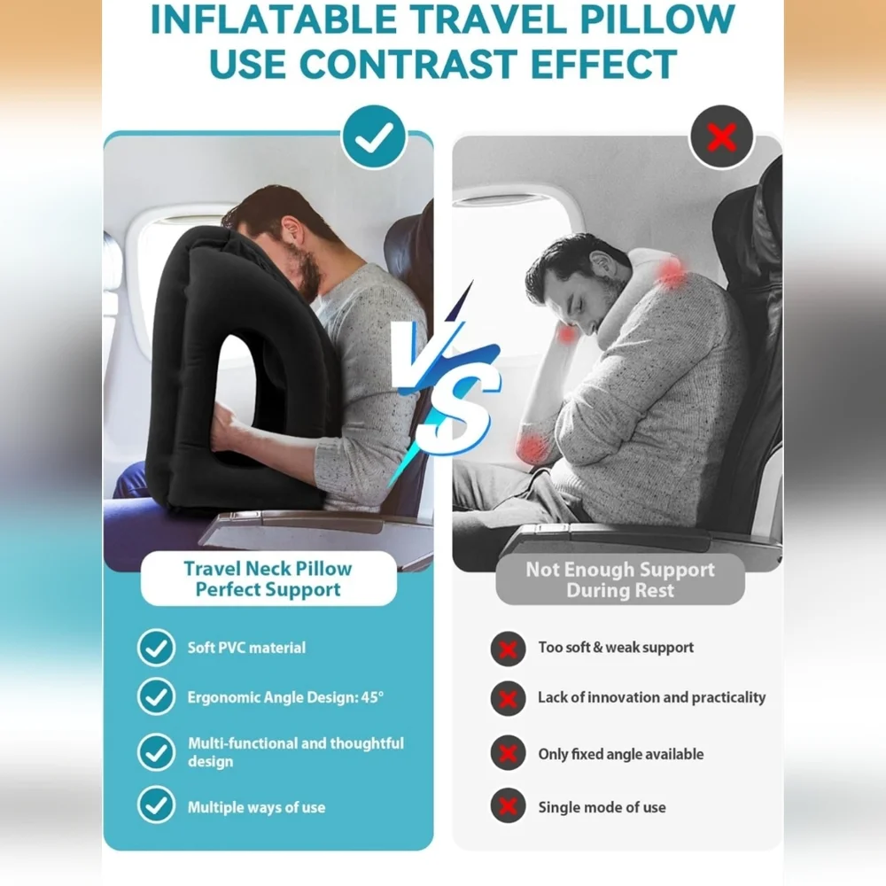 Inflatable Travel Pillow